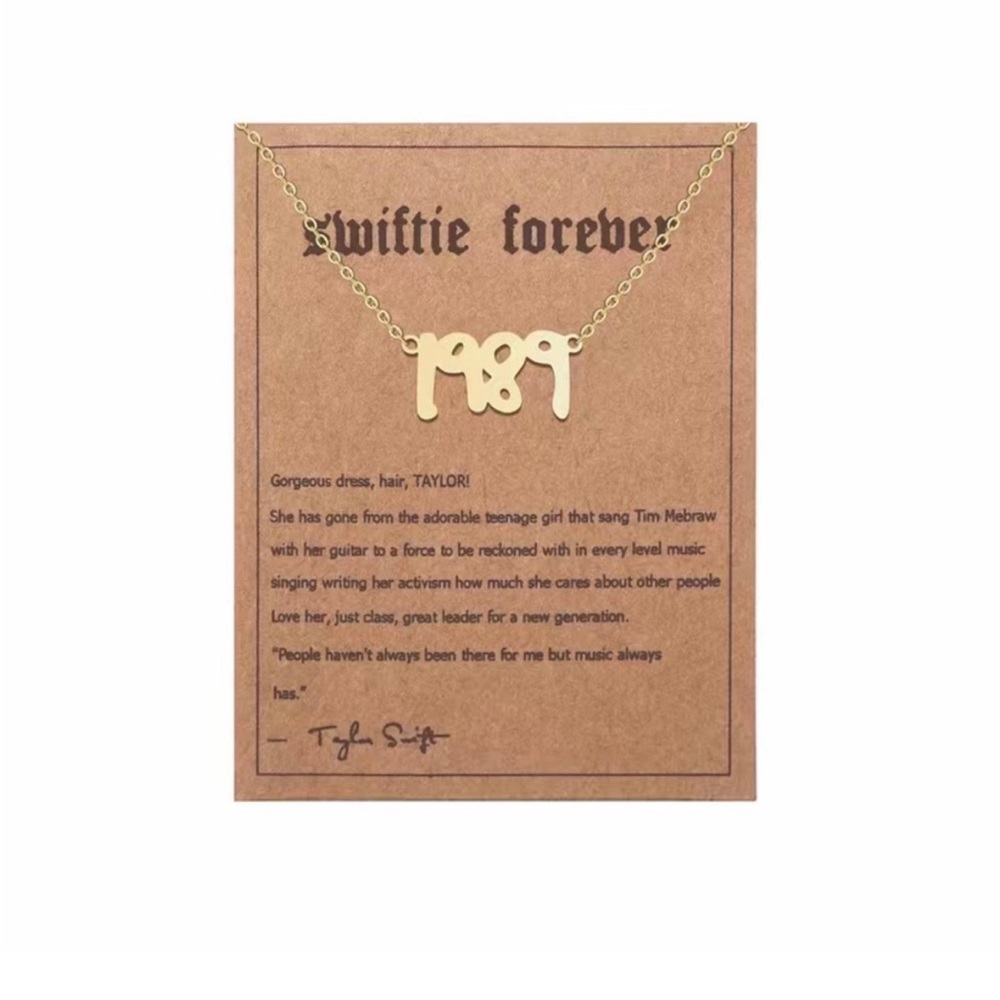Taylor Swift 1989 Necklace